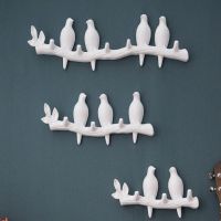 Bird-shaped Wall Hook ABS Home Decor Living Room Hanger Resin Hanger Key Kitchen Accessory Coat Clothes Towel Hat Handbag Holder Picture Hangers Hooks