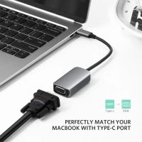 Type C USB-C to VGA 2K Adapter,USB 3.1  Supports UHD 2k HDTV CABLE 1.8M