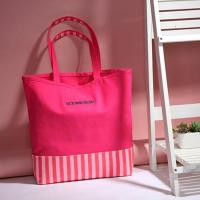 ✺ Large canvas shopping bag cotton bag womens single shoulder bag simple bag matching color casual large bag fashion shopping bag