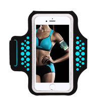 HAISSKY Dot Reflective Running Sport Armbands Case สำหรับ iPhone 14 13 12 11 Pro Max Ultra-thin GYM Arm Band กระเป๋าใส่โทรศัพท์สำหรับ Xiaomi-Naoei