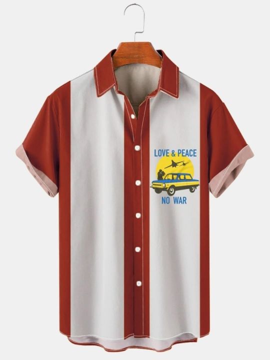 เสื้อสำหรับผู้ชาย3d-พิมพ์ลายทางลำลองเสื้อทรายแฟชั่นเสื้อขนาดใหญ่แนวสตรีทเสื้อสไตล์โกธิคของผู้ชายเสื้อฮาวายสำหรับ5xl