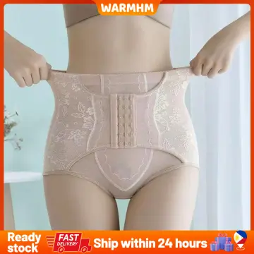 BESTMOMMY High Waist Trainer Panty 2IN1 Tummy Girdle Butt Lifting Slimming Waist  Panties with Bone