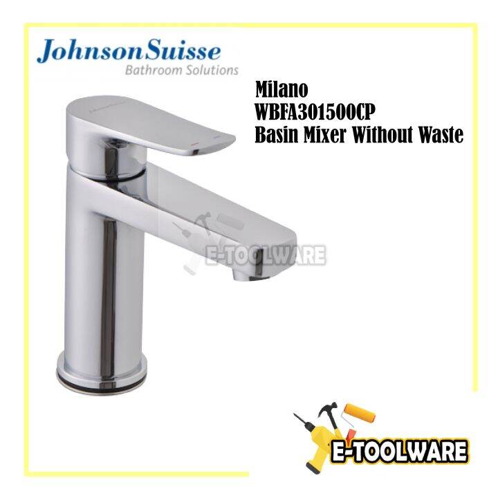 Johnson Suisse Milano Basin Mixer Without Waste - WBFA301500CP | Lazada