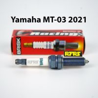 หัวเทียน BRISK PREMIUM ZS ไร้เขี้ยว Yamaha MT-03 2021 Spark Plug (SZ21RC) รองรับเฉพาะเบนซิน 95 Made in EU