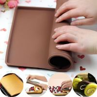 1PC Silicone Baking Mat Cake Roll Pad Macaron Swiss Roll Oven Mat Bakeware Baking Tools Kitchen Accessories Bread Cake  Cookie Accessories