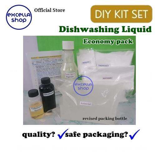 Dishwashing Liquid Kit set ECONOMY DIY soap raw materials 12 liters