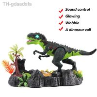 ☼﹍✧ Jurassic age Dinosaurs hot selling electric toy melts sound control dinosaur with pen function children gift