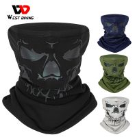 WEST BIKING Cycling Headwear Winter Men Anti sweat Breathable Cycling Face Cover Running Bicycle Bandana Sports Scarf Headband