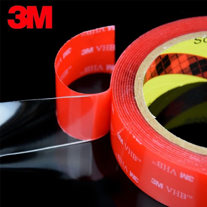3m-vhb-4910-double-sided-tape-high-temperature-transparent-clear-acrylic-foam-adhesive-1-0mm-thick-for-car-office-home-decor