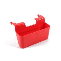 dfgved Console Front Tray Center Console Organizer Storage Bin Armrest Cellphone Holder for Jeep Wrangler JK 2011-2017(Red)