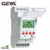 GEYA GRV8-S 3 Fase Tampilan รีเลย์ดิจิตอล Voltase 8A 2SPDT รีเลย์ Fase Pemantauan รีเซ็ต Otomatis Relay LCD