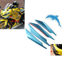 2Pcs หรือรถ EVO Racing Winglet คาร์บอนสี Universal ชุด Air Aerodynamic รถจักรยานยนต์อุปกรณ์เสริม Nmax R15 Aerox Sniper150 CBR CB 150r Genio คลิก RS150 R3 R6 R1 RC200 NINJA RS200 Z200S