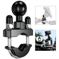 ♧ 1 Ball Handlebar U-Bolt Mount Base for Rails 0.5 to 1.25 เส้นผ่านศูนย์กลางสำหรับ Mounts B Size Bike Motorcycle Phone Holder