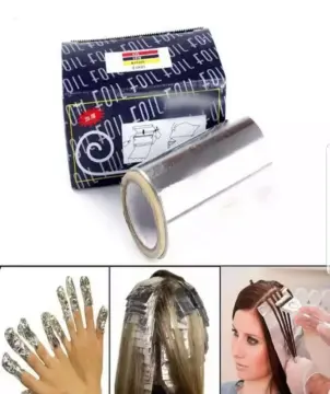 Foil Roll, Professional Reusable Hair Coloring Highlights Isolation Paper  Hair Dyeing Paper Foil Sheet Hair Foils For Highlighting Pop-Up Dispenser
