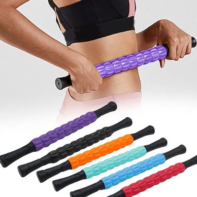 Newly Body Massage Sticks Muscle Roller Tool Trigger Portable for Fitness Yoga Leg Arm SIx Round