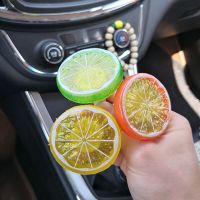 【DT】  hotLemon Shape Car-styling Car Air Freshener Solid Fragrance Auto Outlet Perfume Air Conditioner Vent Clip gift Solid Balm