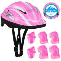 MOVTOTOP 1 ชุด Kid Kids Helmet และ Knee Pads Roller Protector Protector Gears Helmet แผ่นรองเข่าข้อมือรองรับ Elbow Guards