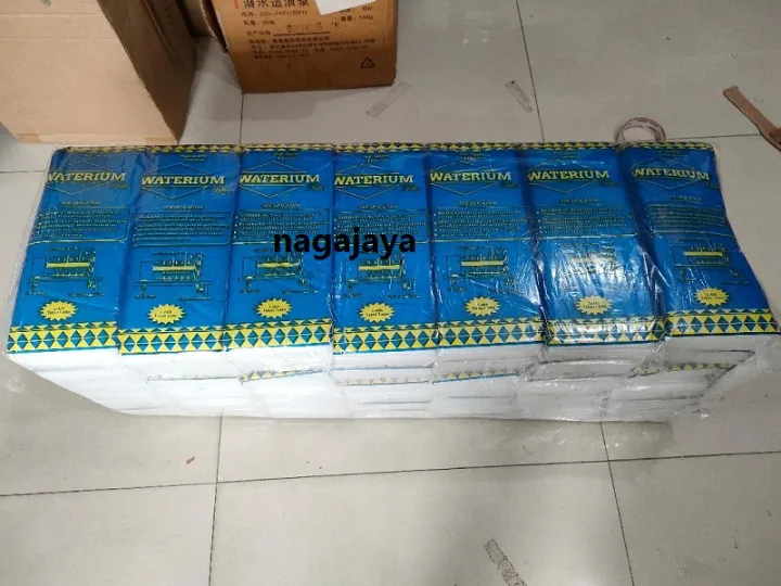 busa filter kapas filter tebal murah media filter aquarium dan kolam ikan isi 50 pcs Waterium