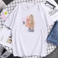 Tshirt Mama Wife Blessed Life Print T Shirts Mansoversized Vintage Male Harajuku T-Shirt Summer Comfortable Tops Casual Clothes S-4XL-5XL-6XL