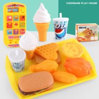 【CW】 15Pcs/setHousePretendToyHamburgerLegFood Set Educationalfor Children