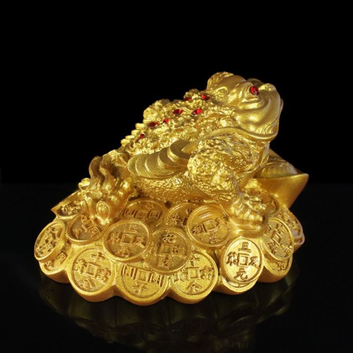 enddiiyu-เรซิน-เงินคางคก-ฟอร์จูนเดอร์-ทองสีทอง-เหรียญกบสีทอง-สร้างสรรค์และสร้างสรรค์-ของขวัญนำโชค-กบงานฝีมือ-เครื่องประดับบนโต๊ะ
