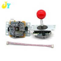 Joystick Arcade จอยสติ๊ก4-8ทางสไตล์ Sanwa พร้อมขั้วต่อ5ขาสำหรับเกมส์ตู้เครื่อง Mame ชุดควบคุมสายต่อเครื่องเกมส์