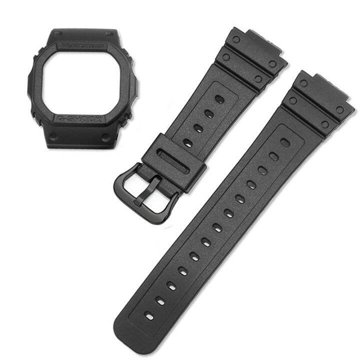 Silicone Watch Strap + Bezel For Casio G-Shock Dw5600 Dw-5600/5000 Dw-5030/5025  Gwx-5600 Gw-5000 Watch Waterproof Rubber Watchbands With Logo | Lazada