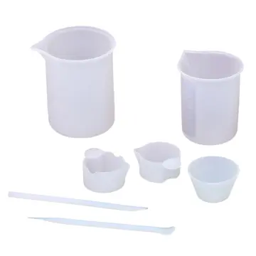 UV Resin Mixing Set For Jewelry Making Silicone Dish And Stirrers