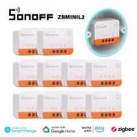 SONOFF ZBMINI-L2 Zigbee Ewelink DIY สวิตช์อัจฉริยะไม่มีสายกลางต้องใช้โมดูลสวิตช์บ้านอัตโนมัติอัจฉริยะควบคุม2ทาง