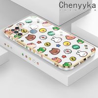 เคส Chenyyka สำหรับ Infinix เคส X682C 10 X682B ลายการ์ตูนน่ารักรูปสัตว์ดีไซน์ใหม่แฟชั่นบางหรูหราชุบคลุมทั้งหมดป้องกันเลนส์กล้องเคสนิ่มกล่องกันกระแทก