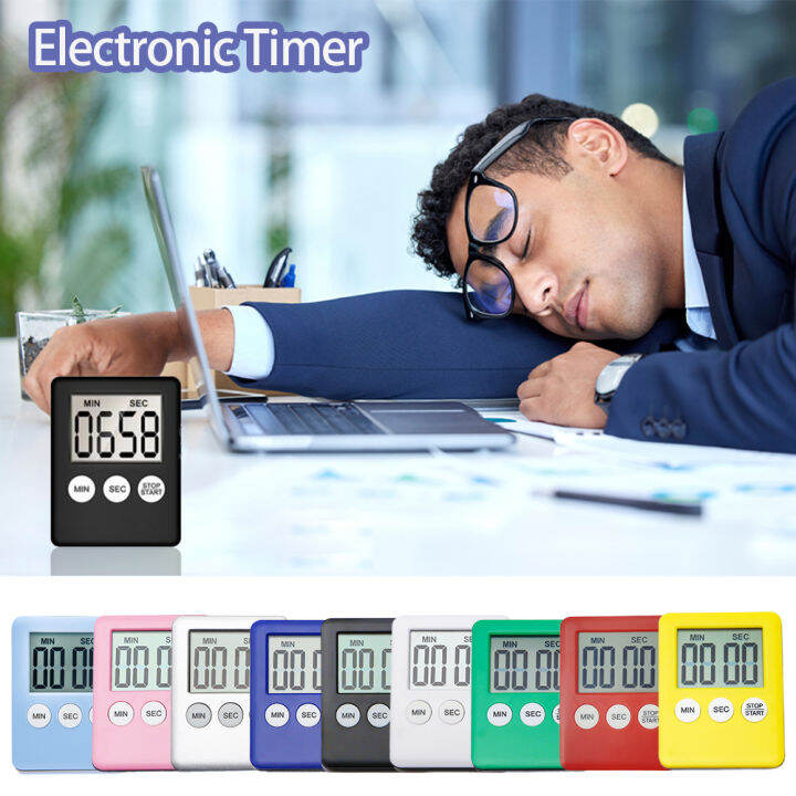 BETOP Digital Timer Manual Electronic Countdown Clock Loud Alarm