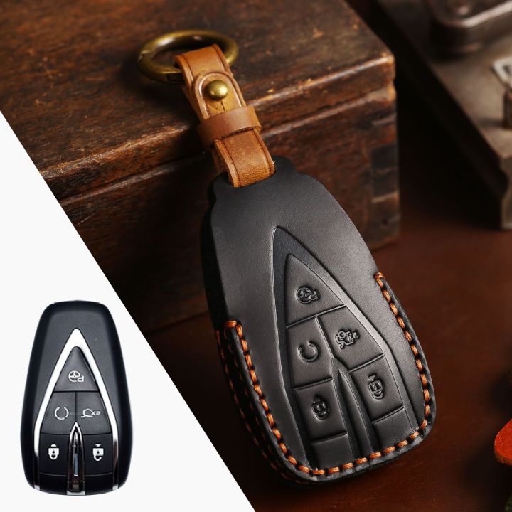 luxury-leather-car-smart-key-case-cover-for-changan-cs75plus-cs55-eado-keyring-shell-skin-bag-fob-protector-keychain-accessories