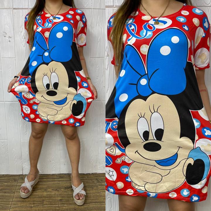 MINNIE MOUSE DRESS 🌸 HIGH QUALITY 🌸 FIT UP TO LARGE | Lazada PH