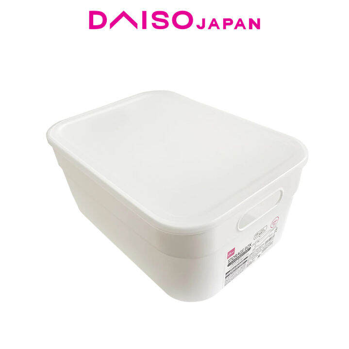 Daiso Storage Box with Lid Lazada PH