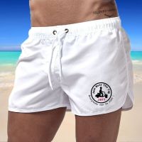 【XX】Calça de banho de secagem rápida masculina  shorts de praia casuais  shorts de surf movimento  calça curta de ginástica