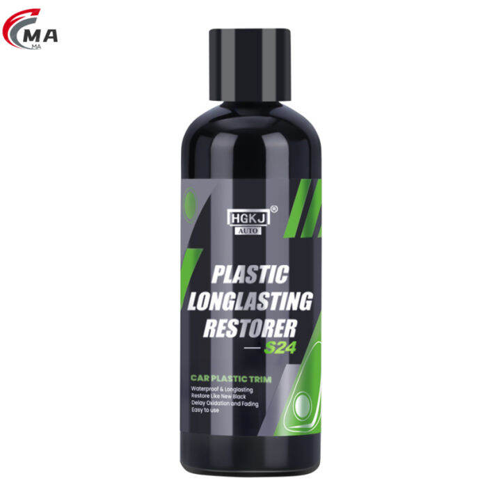 【In Stock】50ML Plastic Restorer Back To Black Gloss Car Cleaning