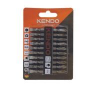 KENDO 25404720 ดอกไขควงลมแบน-แฉก PH2-SL6 × 65mm (10 ชิ้น/แพ็ค)