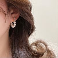 [COD] pearl earrings French high-end niche design temperament light luxury 2022 new trendy