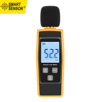 Smart Sensor จอ LCD ดิจิตอลเครื่องวัดระดับเสียง DB เมตร30-130dBA เครื่องมือวัดเสียงรบกวน Decibel ตัวทดสอบการตรวจสอบกับ Max/min/data Hold Mode