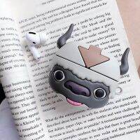 ☇❣ 3D Cartoon Caw Anime Avatar Appa Silicone earphone Protect Antishock Cover for Airpods1 2 3 Pro Charging Case with Carabiner