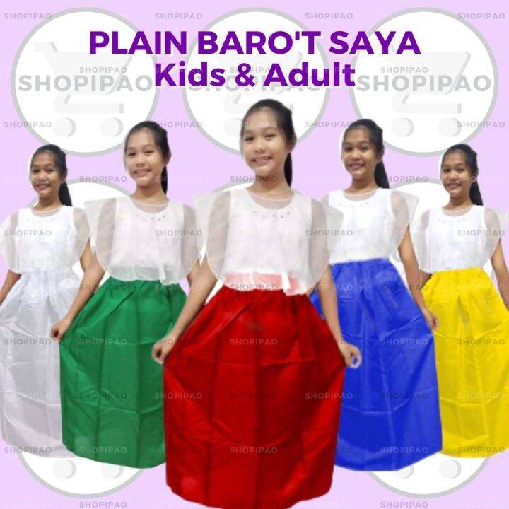 SPPV Baro't Saya Set Nylon Kimona Filipiniana For Kids and Adult ...