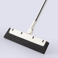 Water Sweeper Foldable Push Broom Long Handle Support Metal Dustpan Lobby Tile Squeegee Kitchen Recogedor Dust Remover ZZ50SB