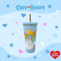 แก้วเก็บอุณหภูมิ Care❤️Bears พร้อมหลอดแสตนเลส+แปรงล้างหลอด ความจุ 750 ml (24 oz) JK-07