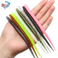 【DT】hot！ Rosewood 140mm Soft Fishing Worm Drop Shot Plastic Wacky Stick Baits Carp Bass Additive Silicone Jig Wobblers 10pcs