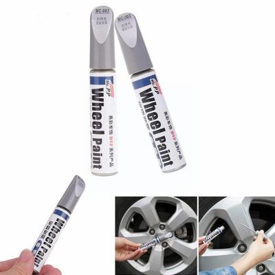 Aluminum Alloy Wheel Hub Renovation Paint Brush Wheel Hub Repair Automobile Pen Silver Wheel Scratch Spray Paint Hub Adhesives Tape