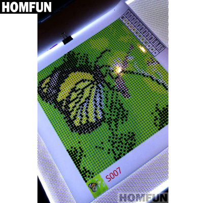 HOMFUN A4 LED Artist Thin Art Stencil Drawing Board Light Box Tracing Table Pad 5D Diy Diamond Embroidery Painting Cross Stitch