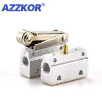 ❀✓☊ MOV-02 MOV-321 PT 1/8 quot;Female Thread 3 Position 2 Way Pneumatic Mechanical Valve Pneumatic Reversing Valve Hand Manual Valves