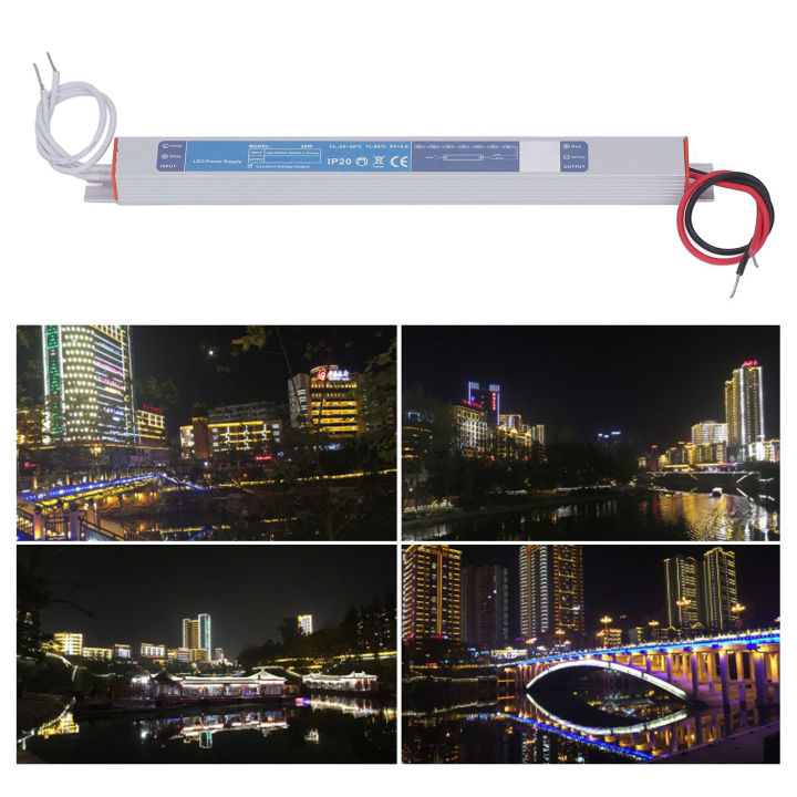 ไดร์เวอร์-trafo-led-180-250vac-ที่มีน้ำหนักเบา-led-แหล่งจ่ายไฟปราศจากการสั่นไหว20w-ความร้อนต่ำไม่มีเสียงรบกวนสำหรับไฟใต้ตู้