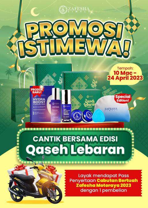 ZAFESHA PROMO MERDEKA FOUNDATION TURBO SERUM SUNSCREEN