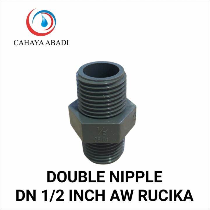 GROSIR DOUBLE NIPPLE DN 1/2 INCH AW RUCIKA Lazada Indonesia